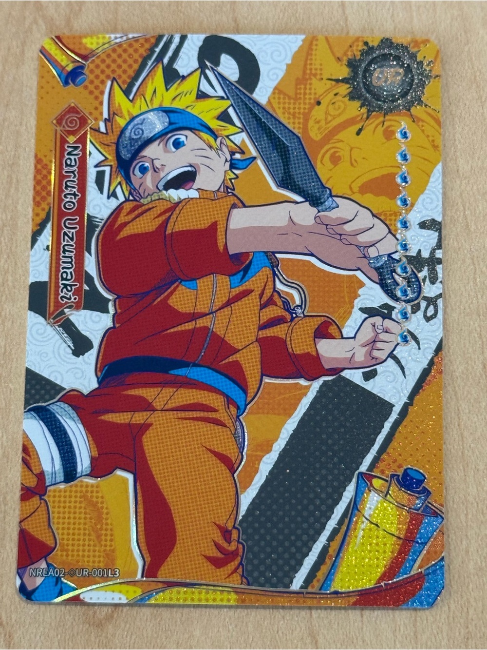 Naruto Trading Card — Bright Orange Naruto Uzumaki Collectible